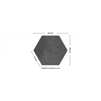 Panele winylowe Green-Flor True Hive GTH-203 MARBLE CALACATTA BIANCO - Panele heksagon